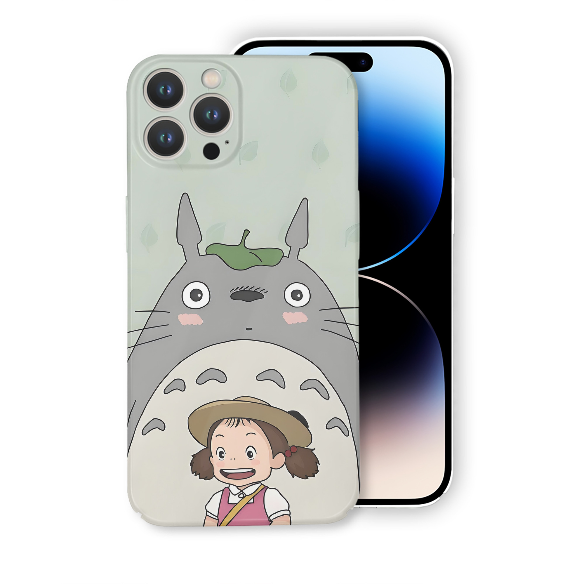 （画像用） となりのトトロ 草壁メイ 草壁サツキ My Neighbor Totoro Satsuki Kusakabe Mei Kusakabe 【iPhone 14シリーズ対応】ハードケース